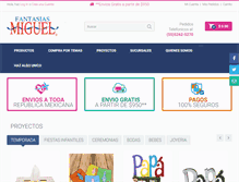 Tablet Screenshot of fantasiasmiguel.com